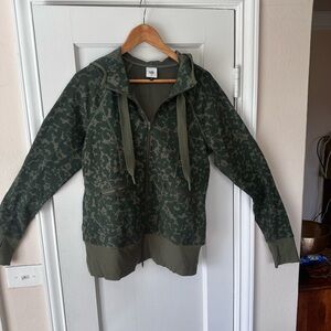 CAbi Olive Green Raglan Sweatshirt